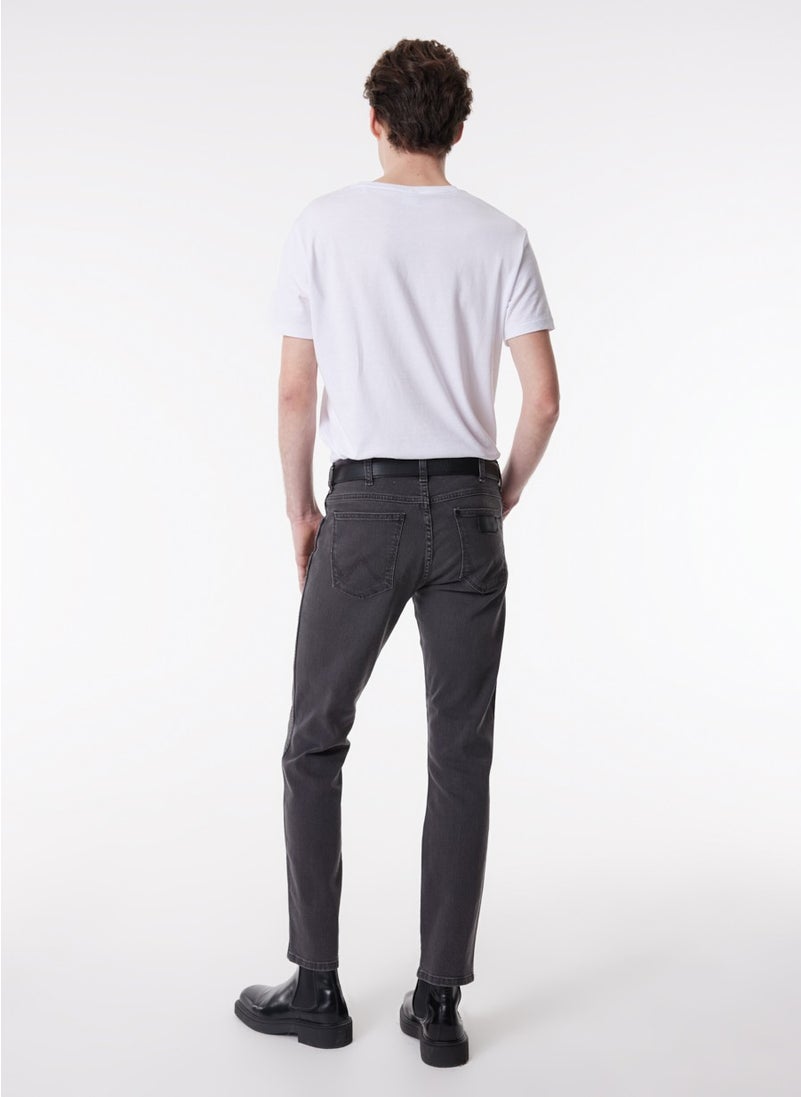 Slim Fit Slim Fit Low Waist Dark Gray Flexible Larston Jean Denim Jeans