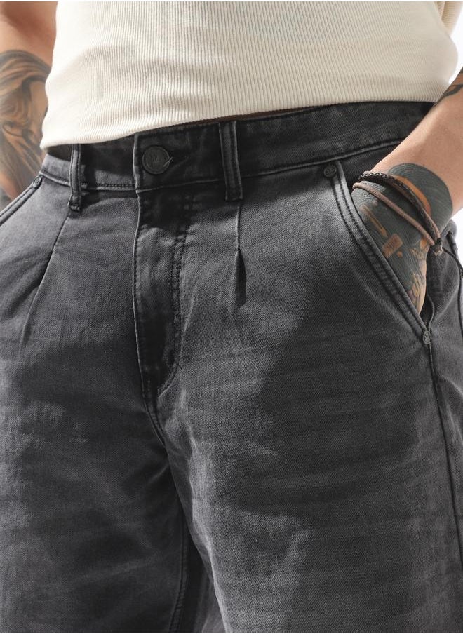 Men Comfort Relaxed Tappered Fit Mid-Rise Jeans
