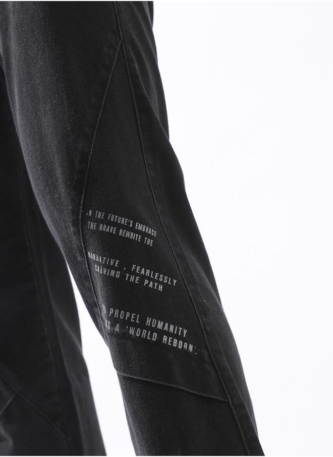 Men Comfort Straight Fit Mid-Rise Jeans Jogger