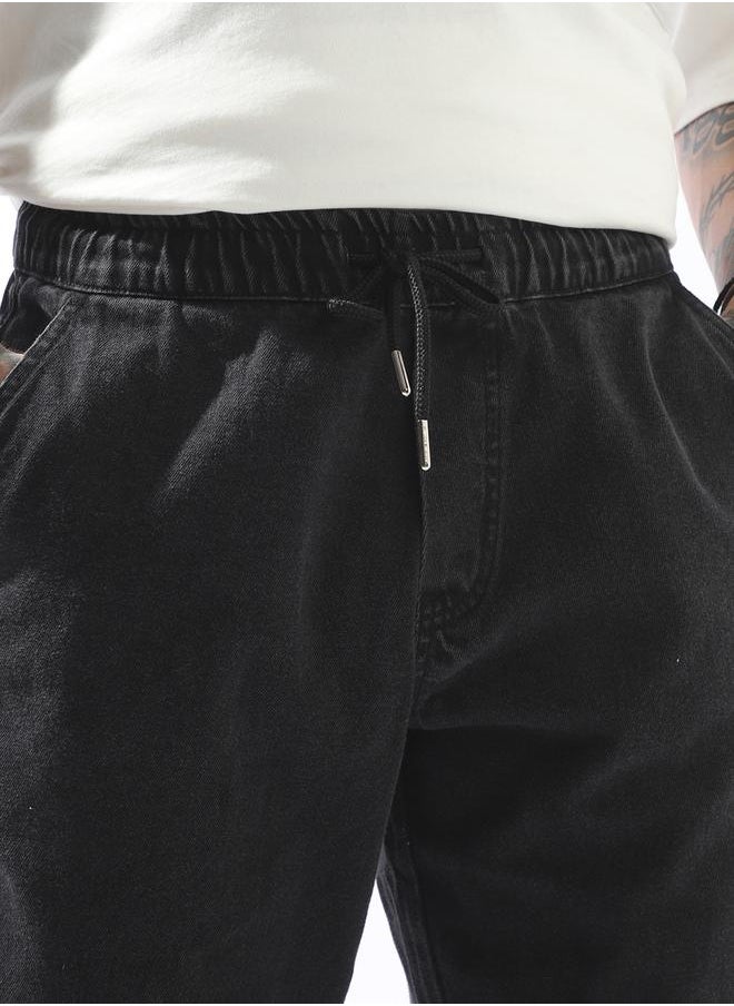 Men Comfort Straight Fit Mid-Rise Jeans Jogger