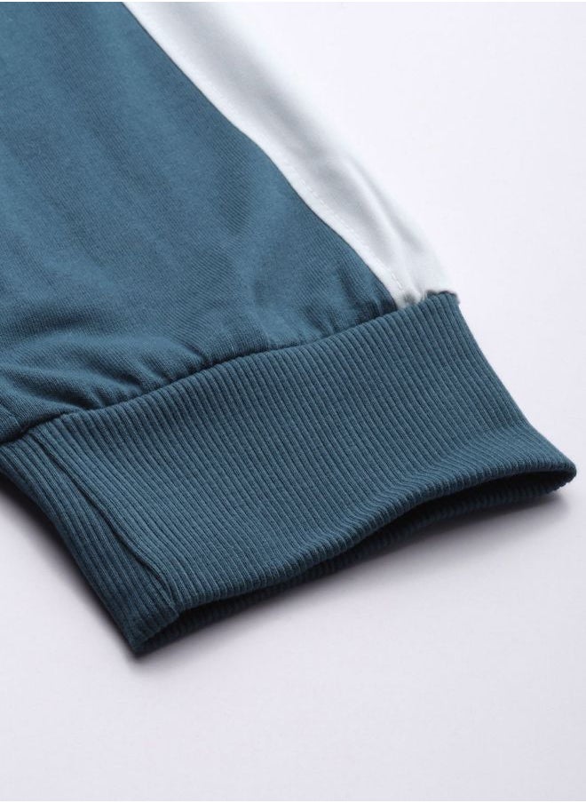 Men Slim Fit Solid Mid-Rise Stretchable Knitted Jogger Trousers
