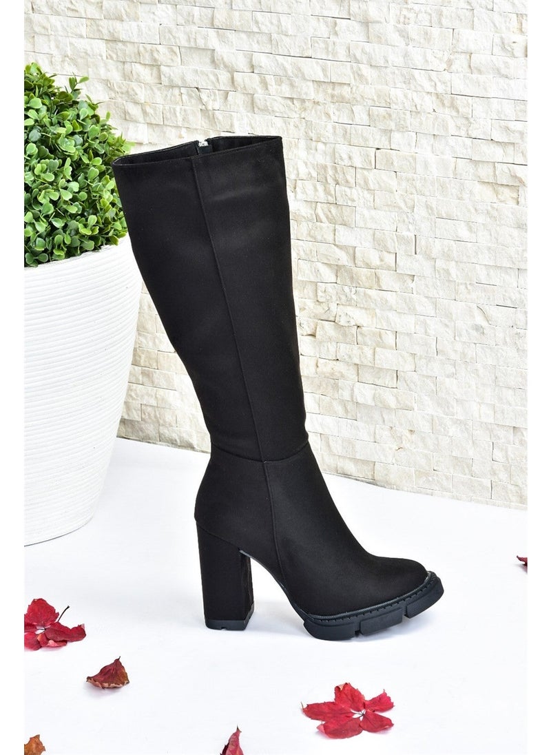 Suede High Heel Women's Boots L282770102