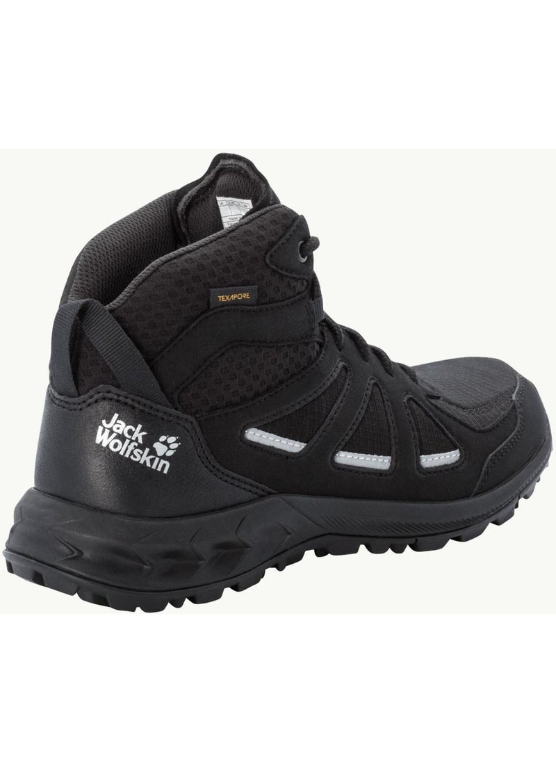 4051331 Woodland 2 Texapore Mid W Black/grey Women's Outdoor Boots