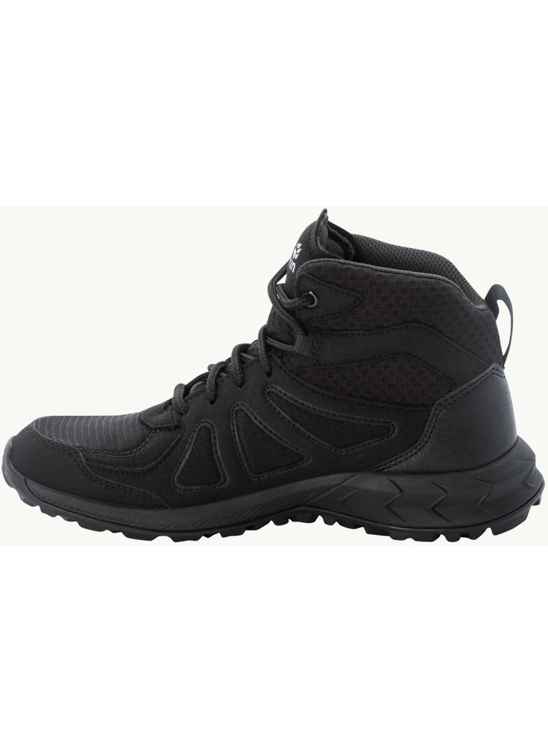 4051331 Woodland 2 Texapore Mid W Black/grey Women's Outdoor Boots