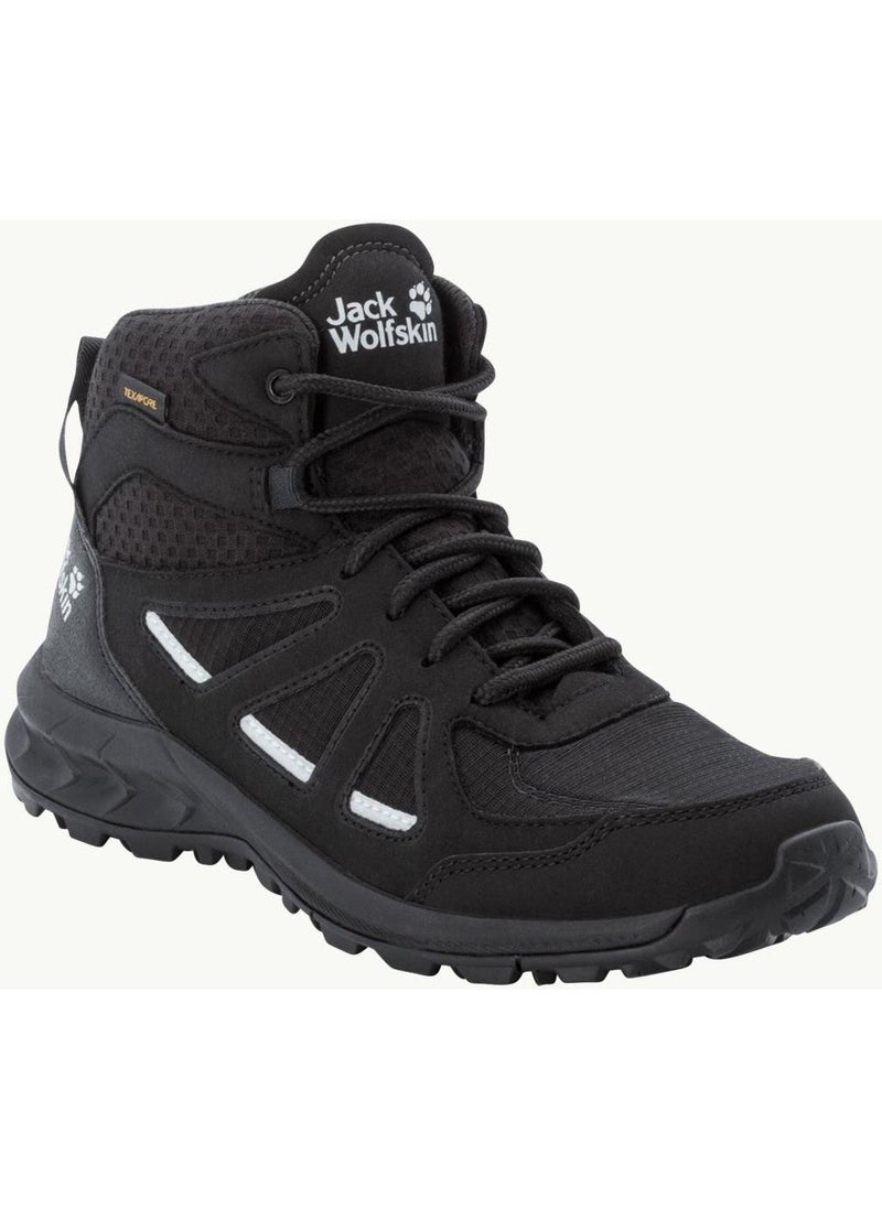 4051331 Woodland 2 Texapore Mid W Black/grey Women's Outdoor Boots