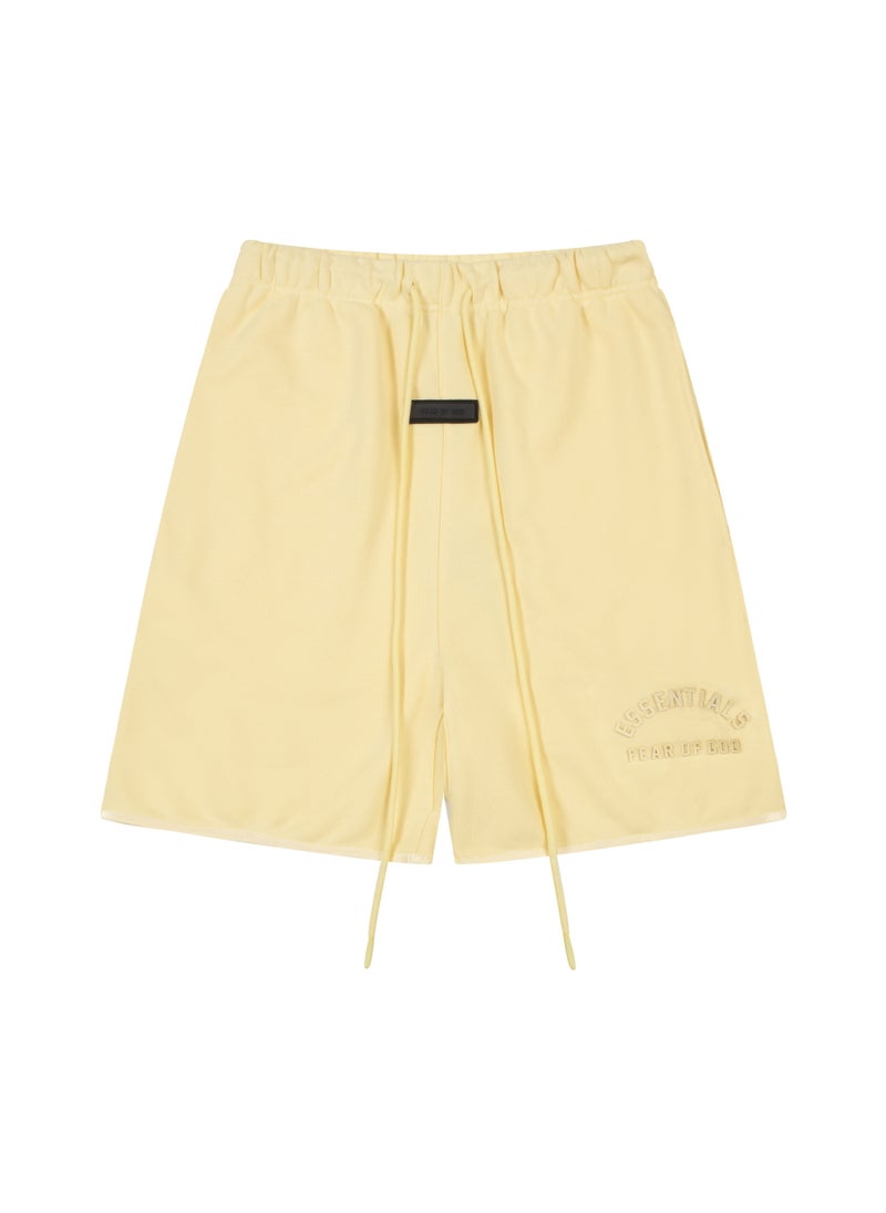 FOG Season 8 ESSENTIALS Printed Casual Shorts Spring Garden Yellow 2330