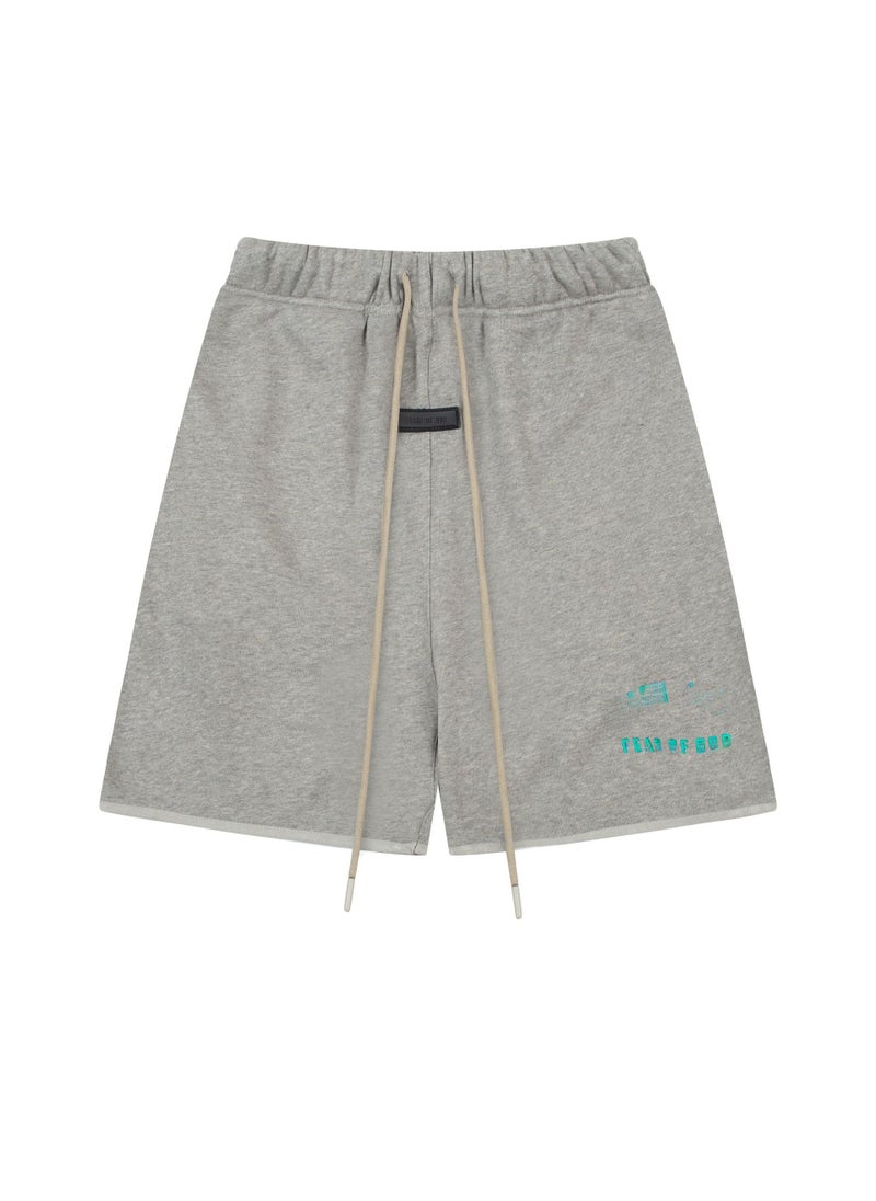 FOG Season 8 ESSENTIALS Printed Casual Shorts Deep Wheat Ash 2330