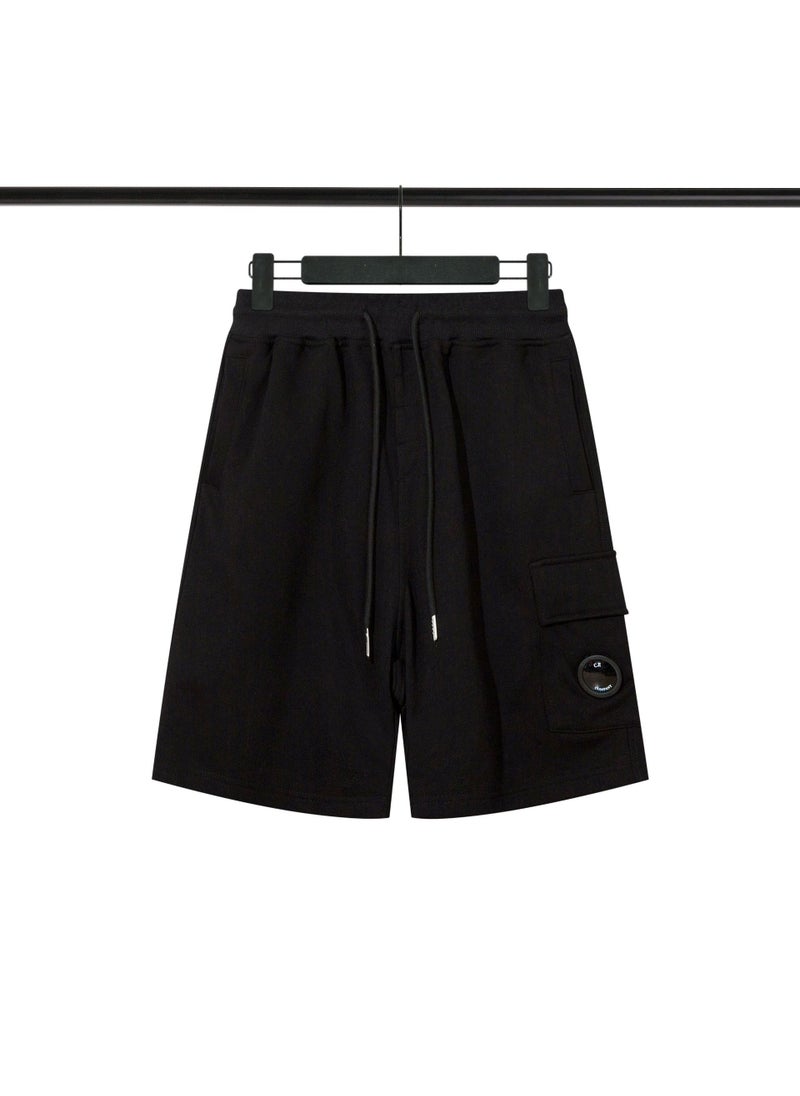 CP COMPANY Inspired Mirror Lens Unisex Casual Shorts Blue