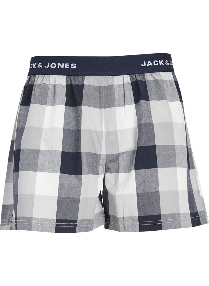 Navy Blue Men's 2-Piece Boxer Set 12239042