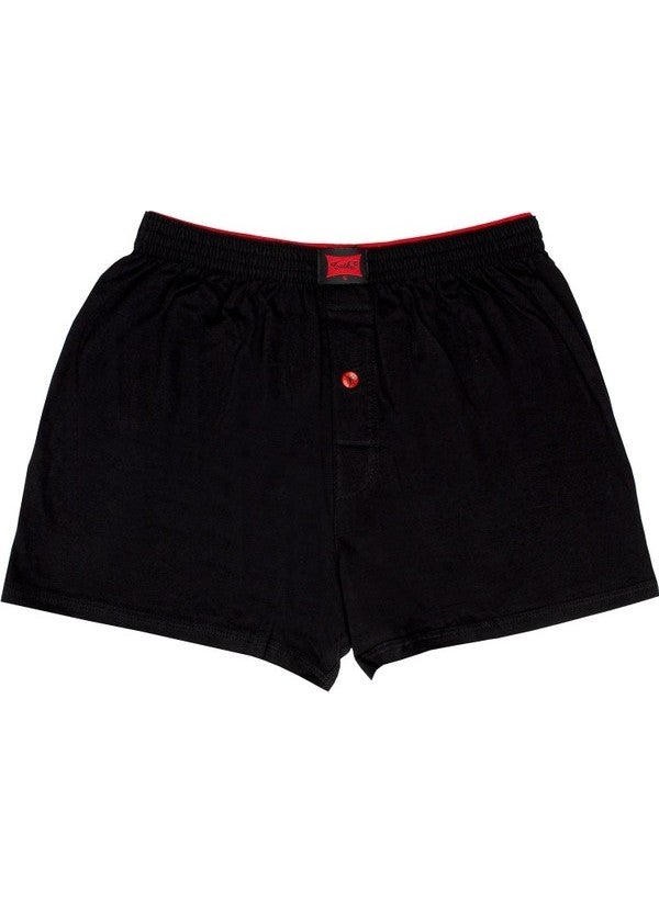 Men Combed Cotton Plain Boxer 4 Colors 4-Pack