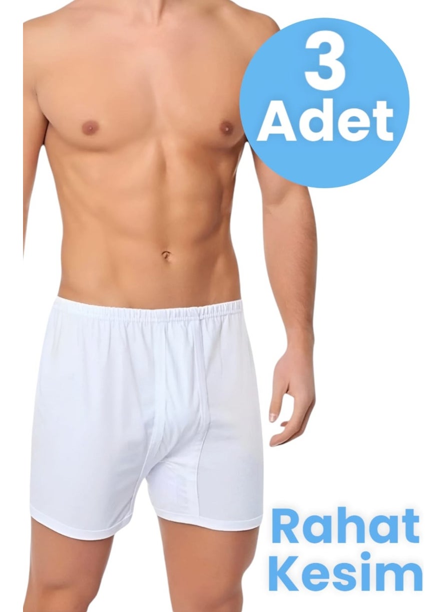 Men's Relaxed Cut 3-Pack Cotton Briefs