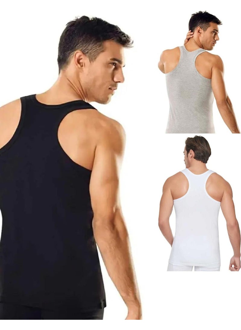 Passion Men's Athlete Tank Top 6 Pack Economical