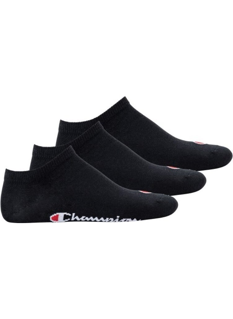 Socken, 3 Paar - Sneaker Socken Basic Schwarz