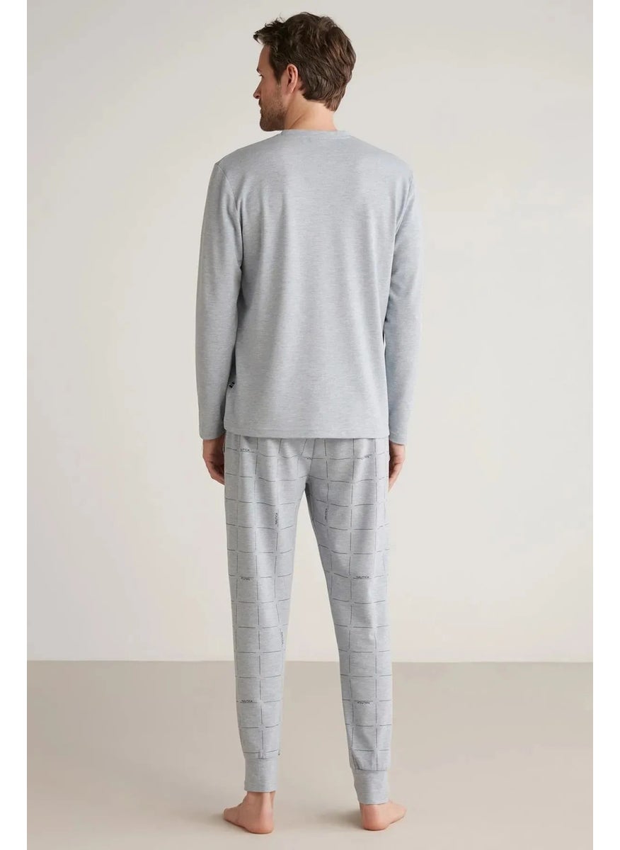 Long Sleeve Men's Pajama Set M610