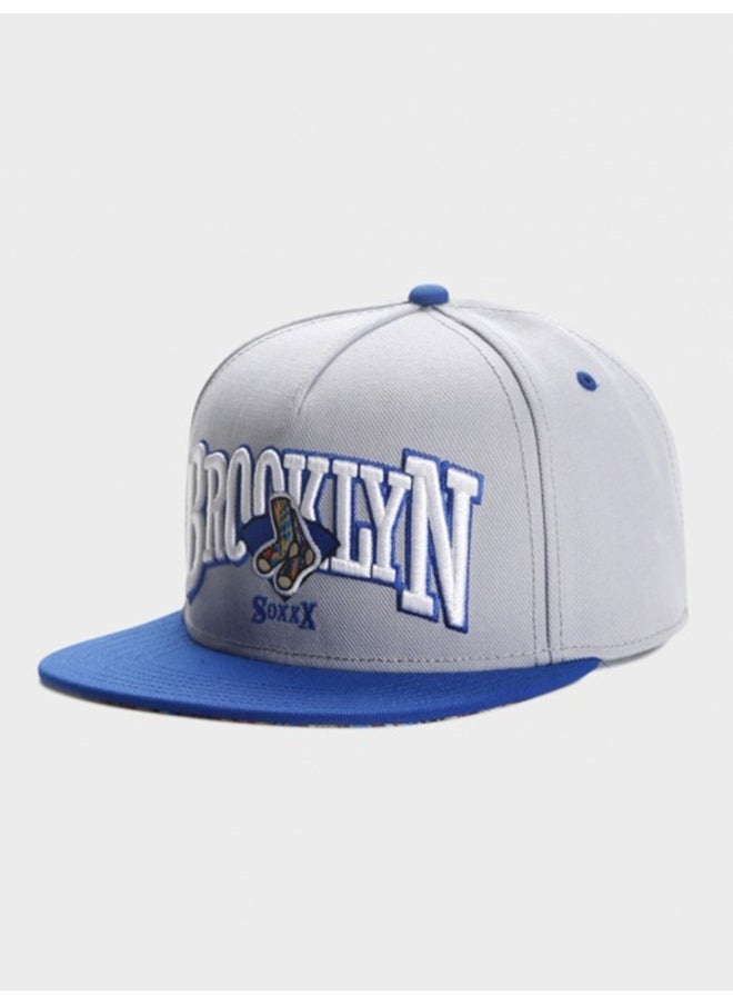 Fashionable BROOKLYN Baseball Cap With Adjustable Buckle For Reverse Wearing Street Dance For Daily Wear And Outdoor Sports