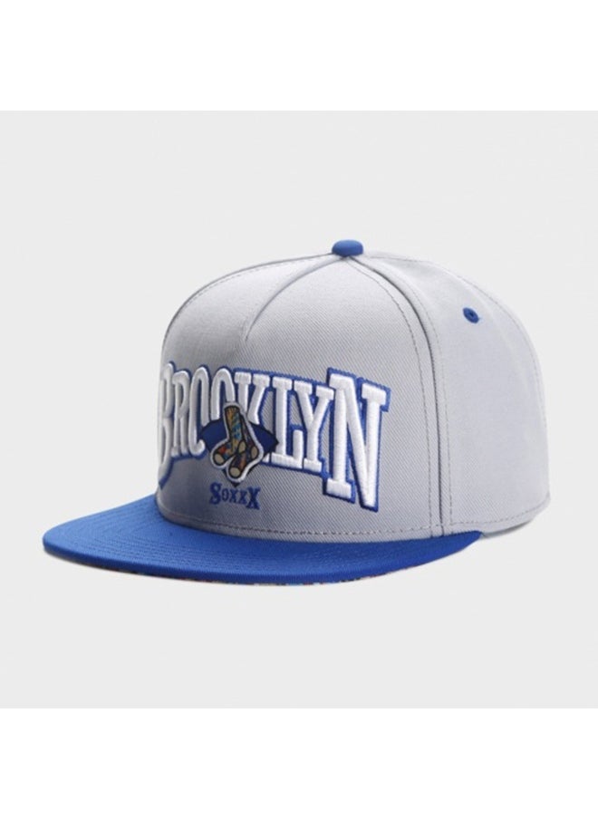 Fashionable BROOKLYN Baseball Cap With Adjustable Buckle For Reverse Wearing Street Dance For Daily Wear And Outdoor Sports