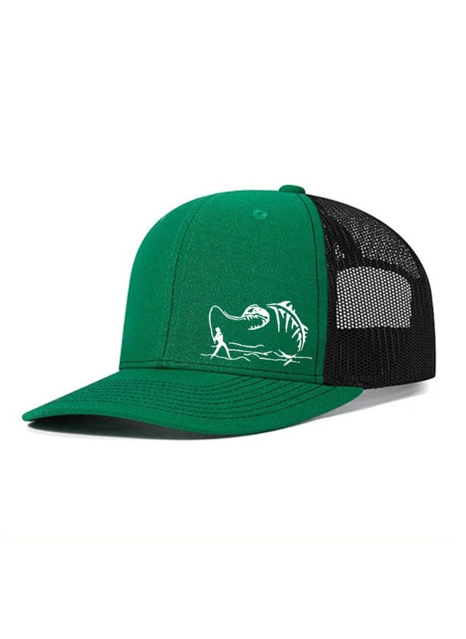 Fashionable Printed Baseball Cap With Adjustable Buckle For Reverse Wearing Street Dance For Daily Wear And Outdoor Sports