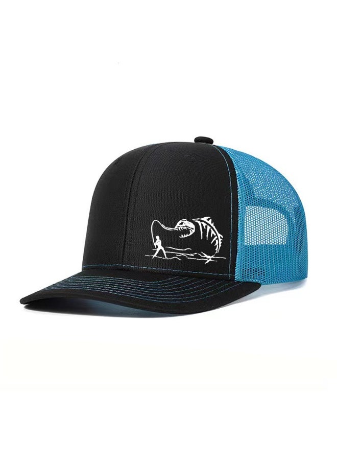 Fashionable Printed Baseball Cap With Adjustable Buckle For Reverse Wearing Street Dance For Daily Wear And Outdoor Sports