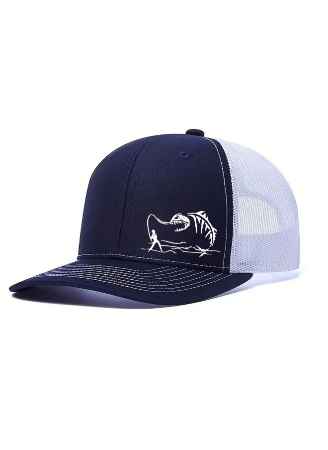 Fashionable Printed Baseball Cap With Adjustable Buckle For Reverse Wearing Street Dance For Daily Wear And Outdoor Sports