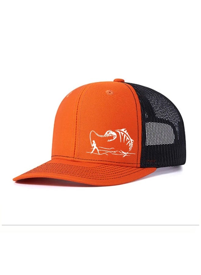Fashionable Printed Baseball Cap With Adjustable Buckle For Reverse Wearing Street Dance For Daily Wear And Outdoor Sports