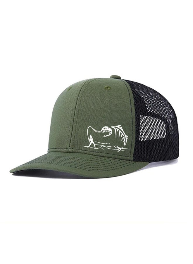 Fashionable Printed Baseball Cap With Adjustable Buckle For Reverse Wearing Street Dance For Daily Wear And Outdoor Sports