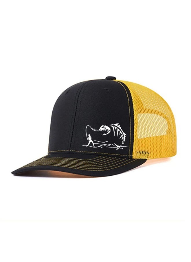 Fashionable Printed Baseball Cap With Adjustable Buckle For Reverse Wearing Street Dance For Daily Wear And Outdoor Sports