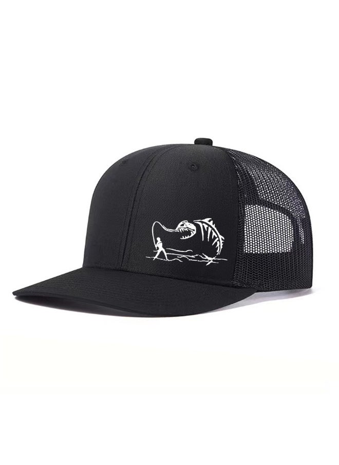 Fashionable Printed Baseball Cap With Adjustable Buckle For Reverse Wearing Street Dance For Daily Wear And Outdoor Sports