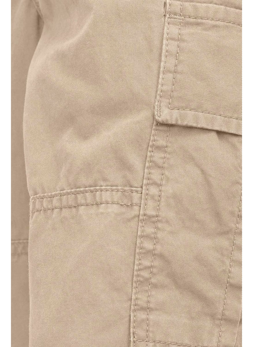 Jpstcole Campaign Men's Beige Cargo Shorts 12253222-Crockery