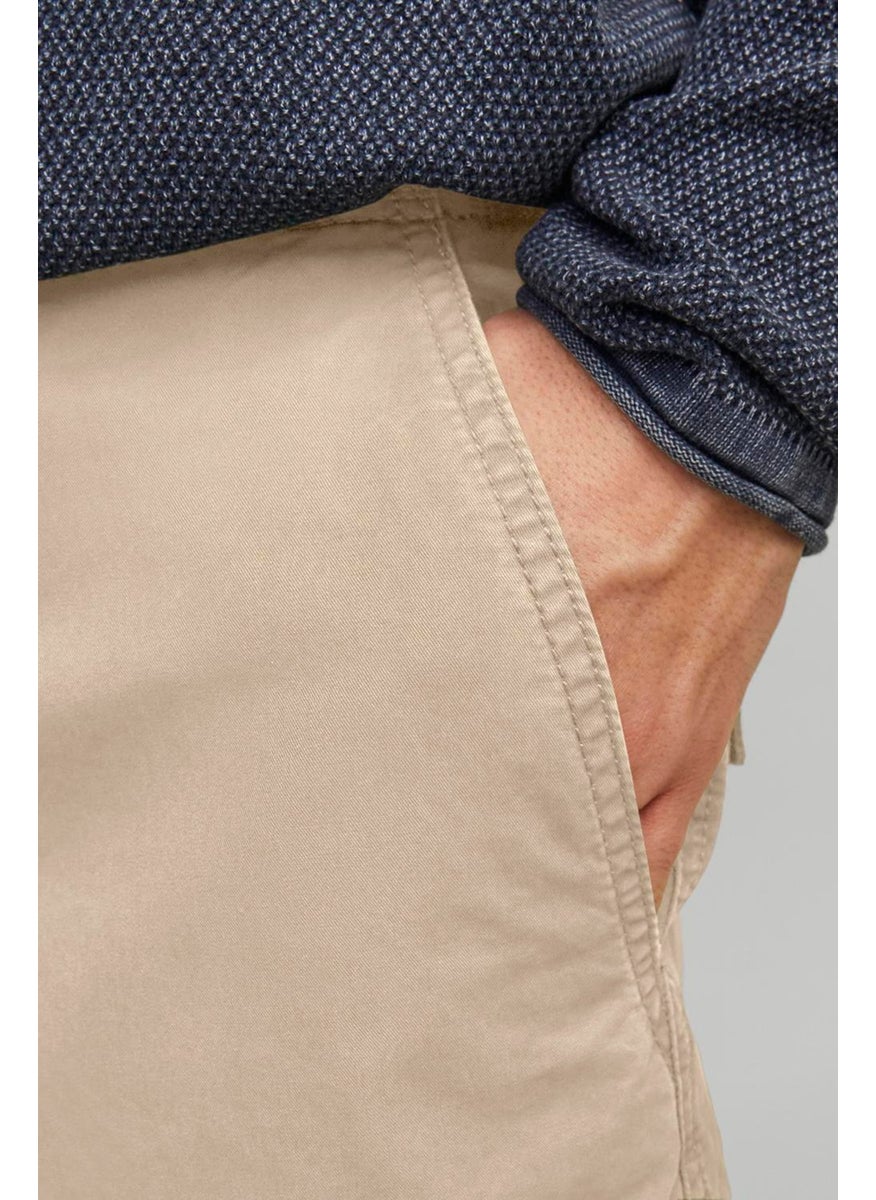 Jpstcole Campaign Men's Beige Cargo Shorts 12253222-Crockery