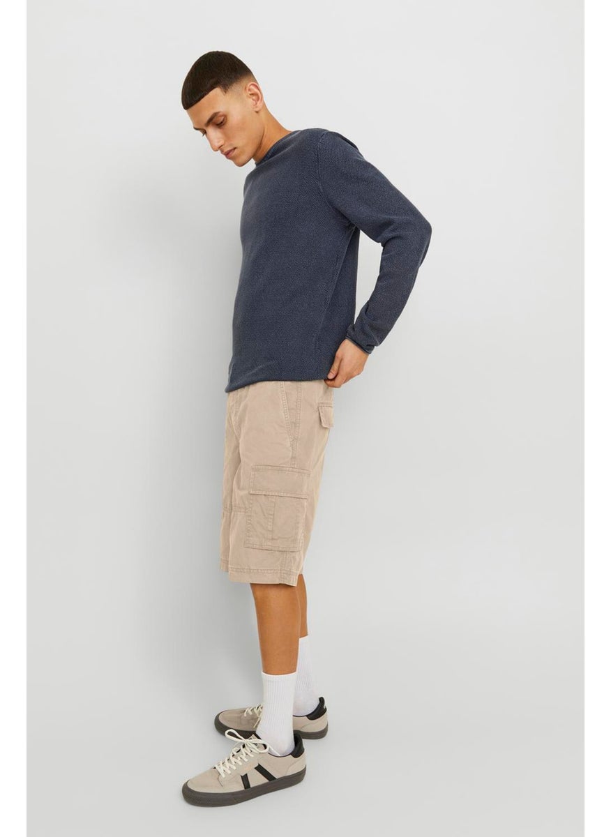 Jpstcole Campaign Men's Beige Cargo Shorts 12253222-Crockery