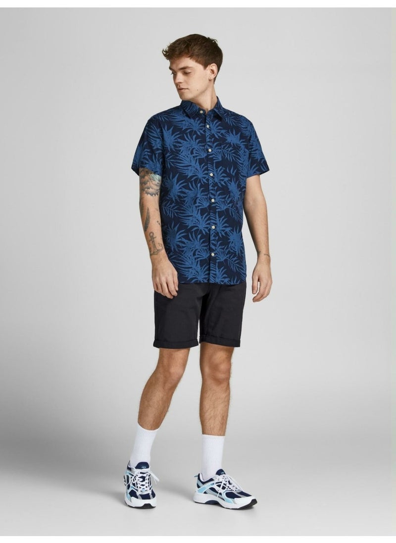 Jpstrick Jjoringinal Shorts Akm Black Men's Shorts 12201546-Black