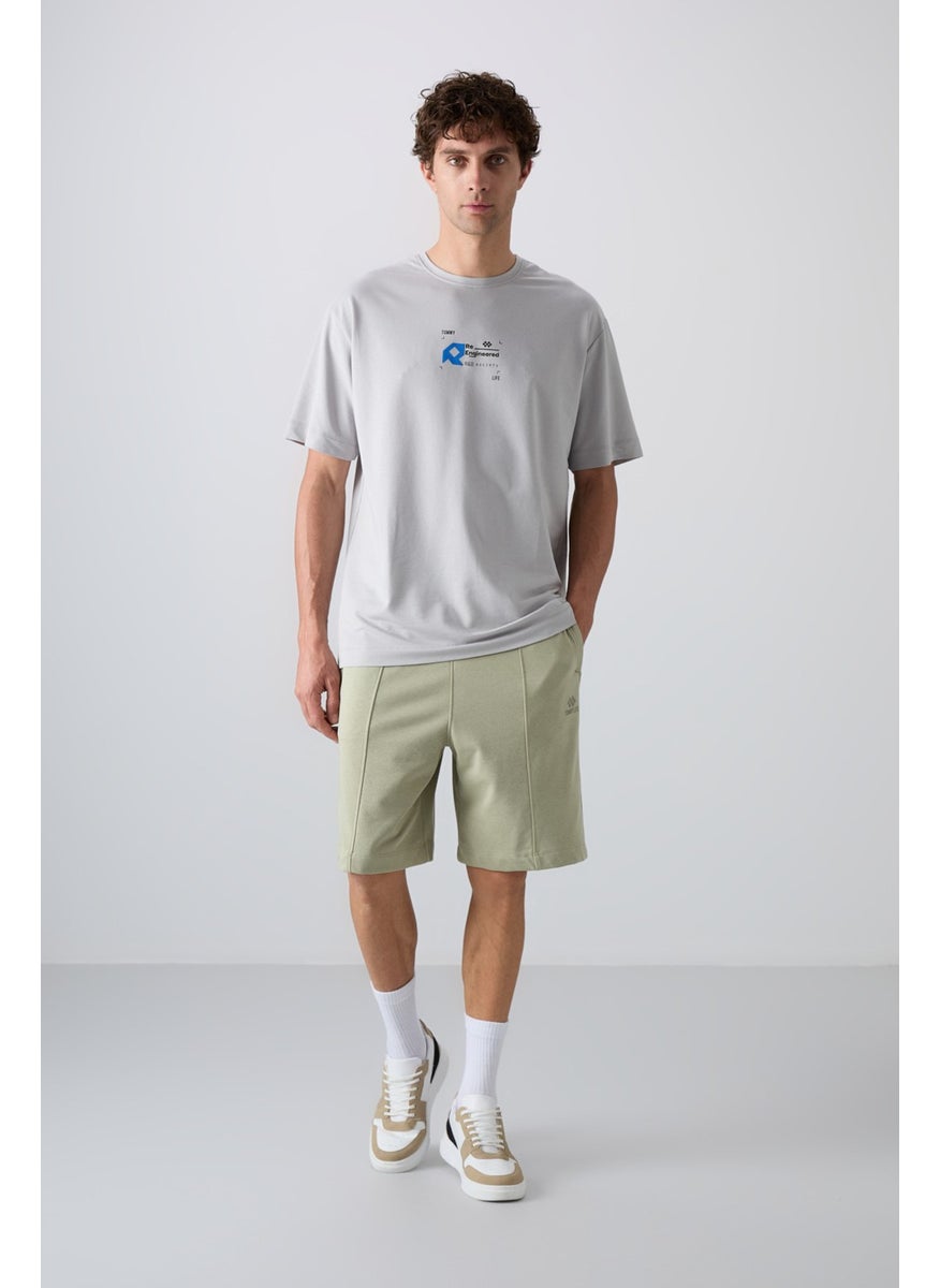 Çağla Cotton Thick Soft Texture Comfort Fit Basic Men's Shorts - 81261
