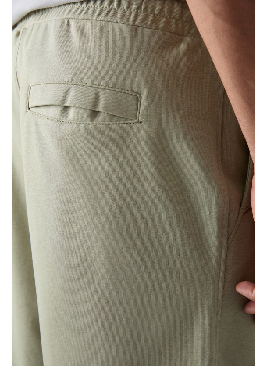 Çağla Cotton Thick Soft Texture Comfort Fit Basic Men's Shorts - 81261
