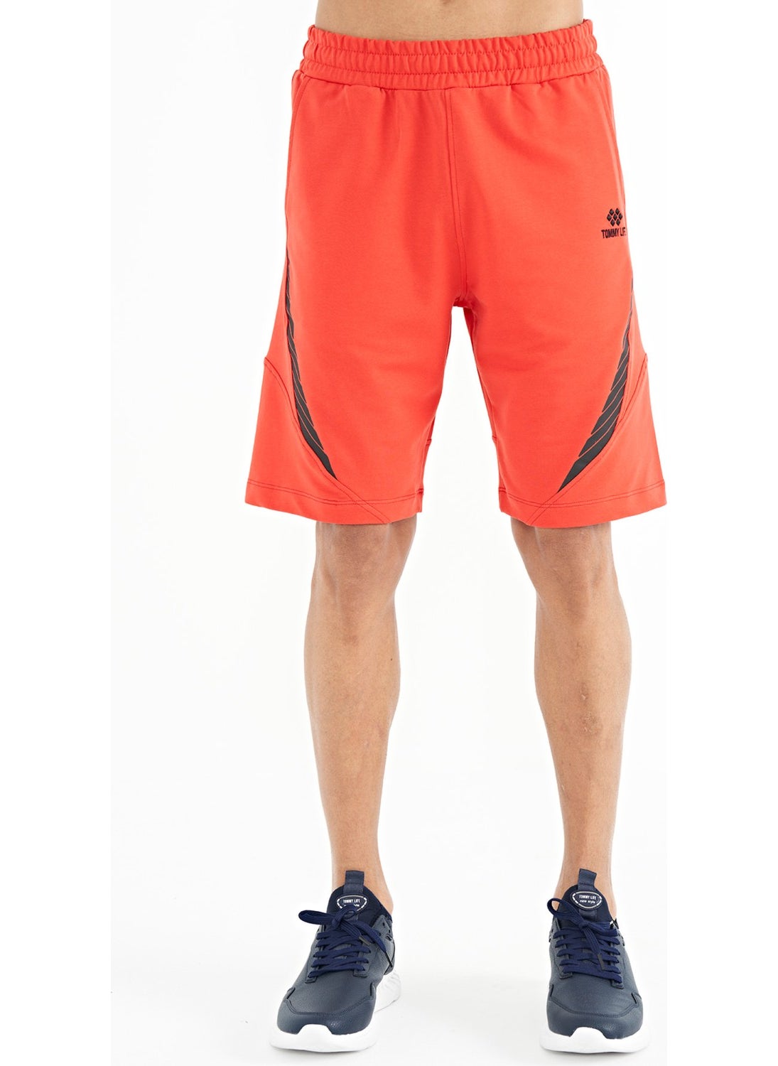 Fiesta Printed Detailed Logo Embroidered Standard Fit Men's Shorts - 81252