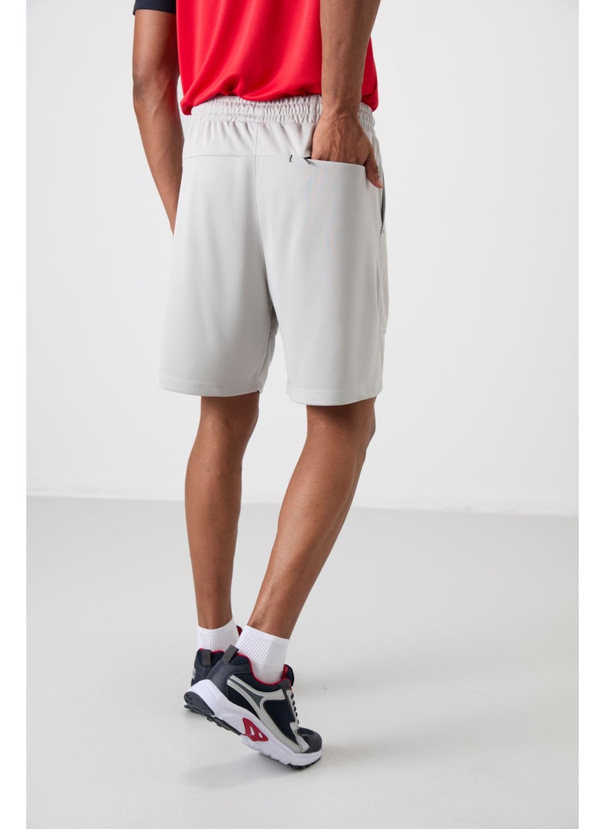 Stone Polyester Thick Soft Comfort Fit Men's Shorts - 81272