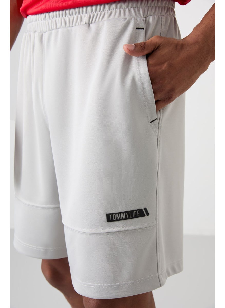 Stone Polyester Thick Soft Comfort Fit Men's Shorts - 81272