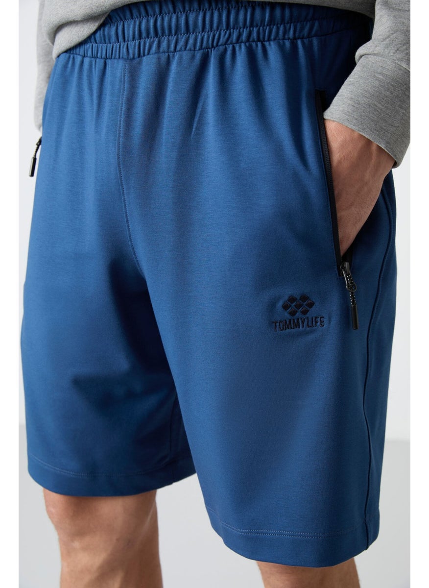 Parliament Hidden Zipper Back Pocket Lace-Up Standard Fit Men's Shorts - 81136