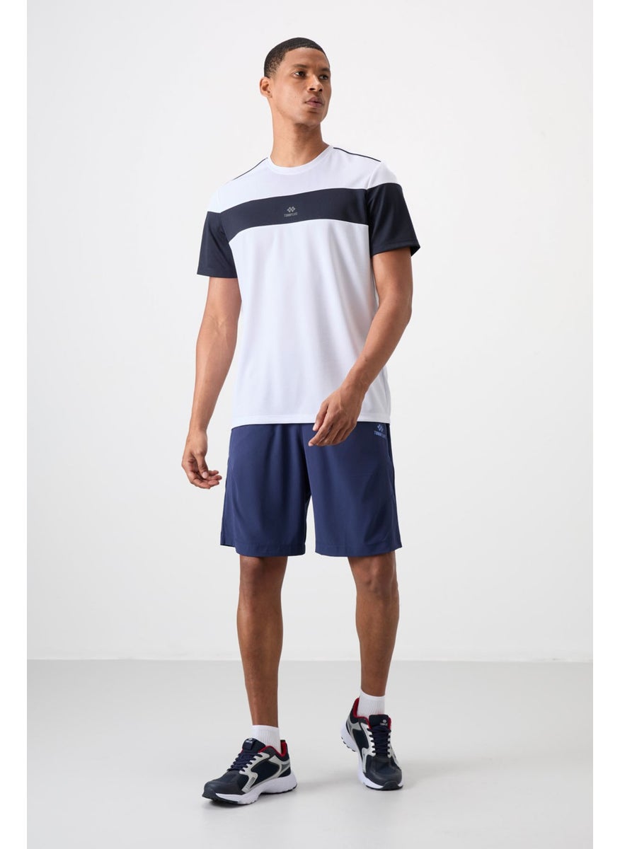 Indigo Polyester Thick Soft Comfort Fit Men's Shorts - 81268