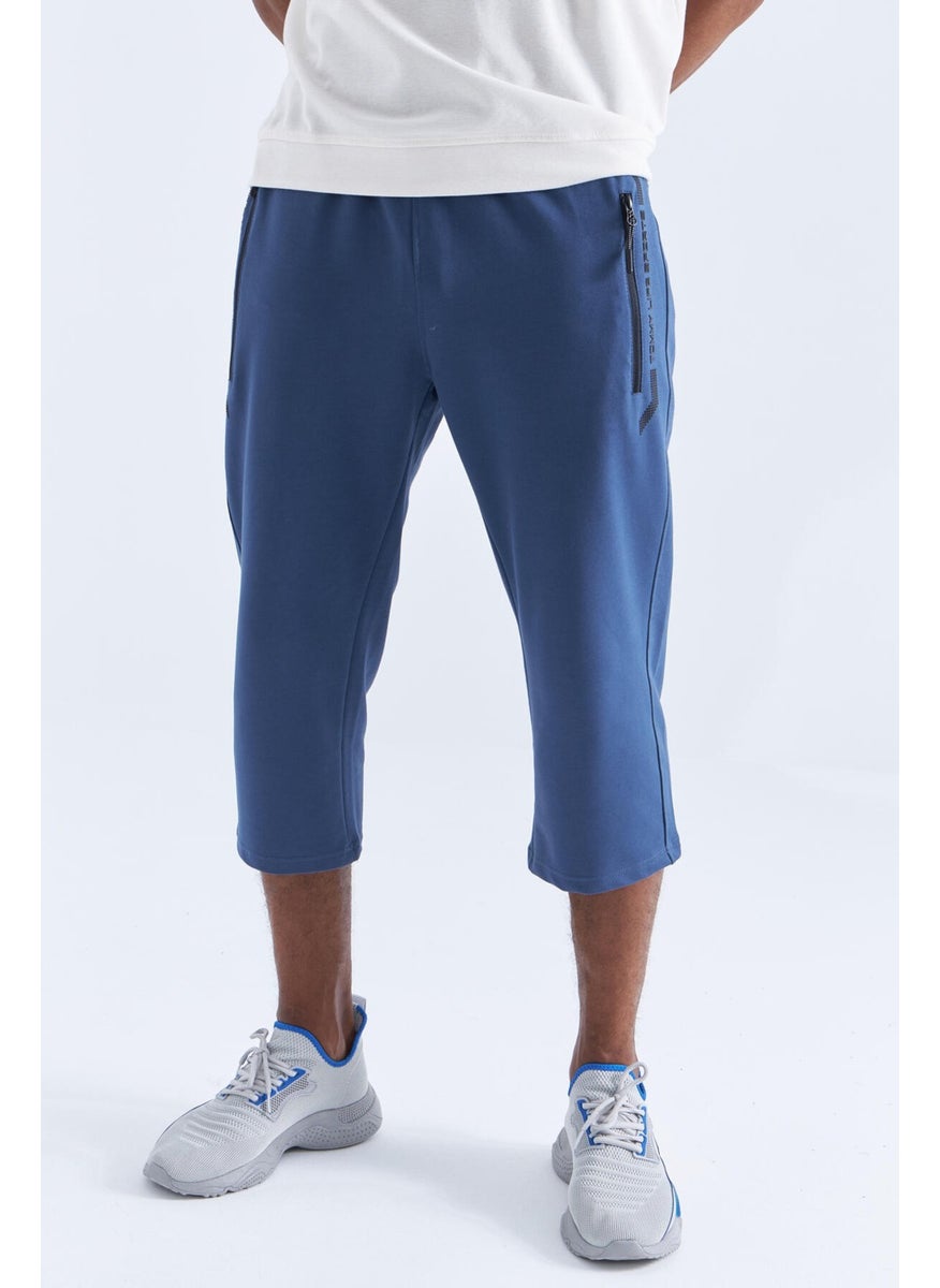 Petrol Zipper Pocket Standard Fit Classic Leg Men's Capri - 83091
