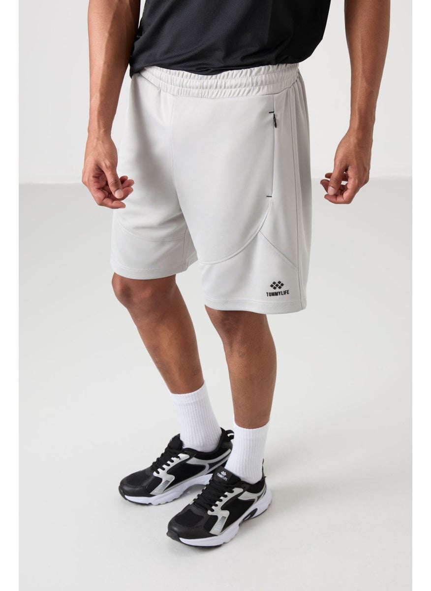 Stone Polyester Thick Soft Comfort Fit Men's Shorts - 81271