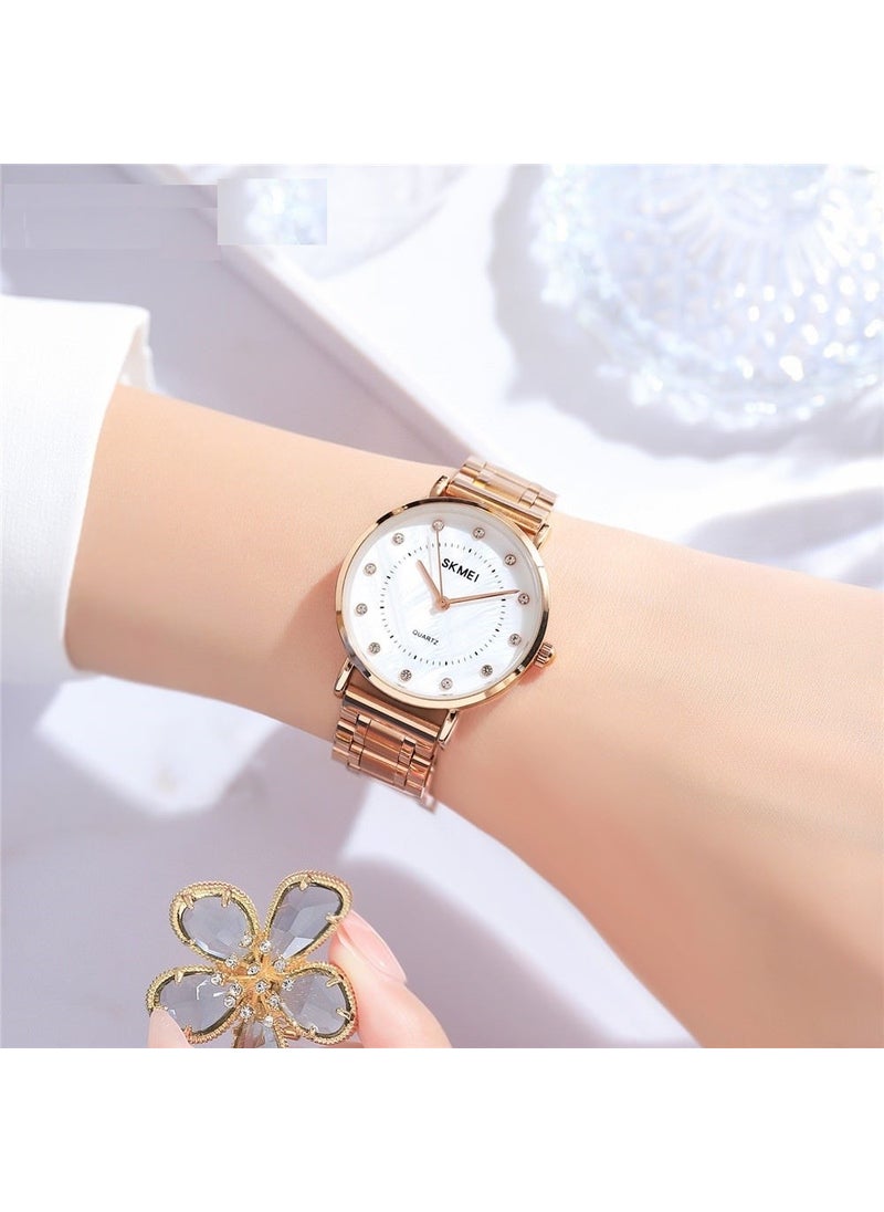New Design Rose Gold Women's Wristwatch Waterproof