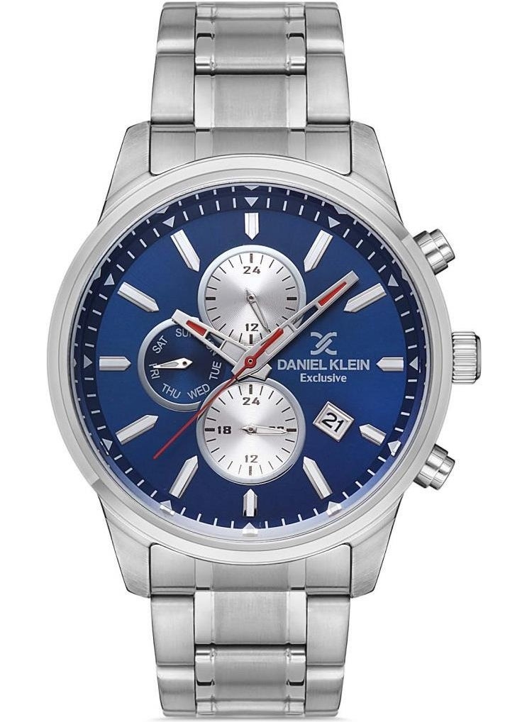 Exculisıve Active Display Dark Blue Dial Men's Wristwatch