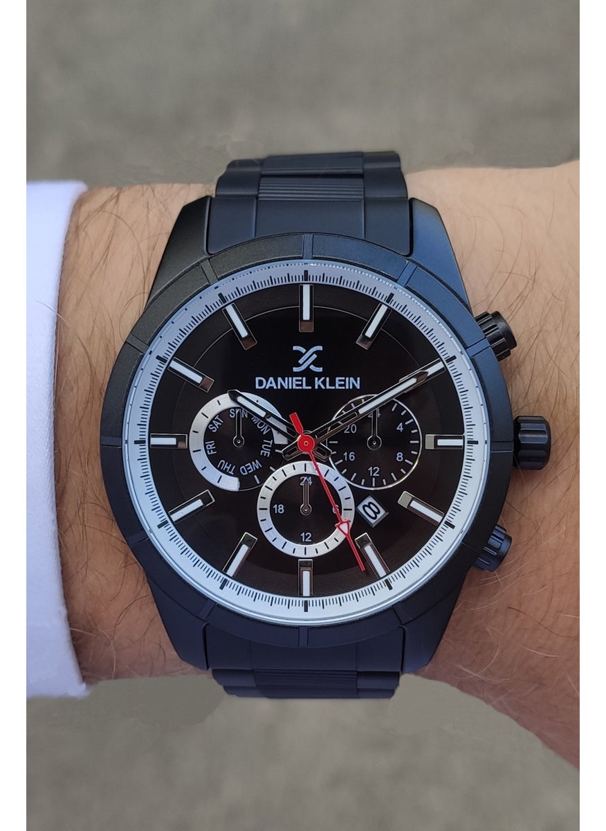 Black Men's Wristwatch Suitable for Sporty and Stylish Use