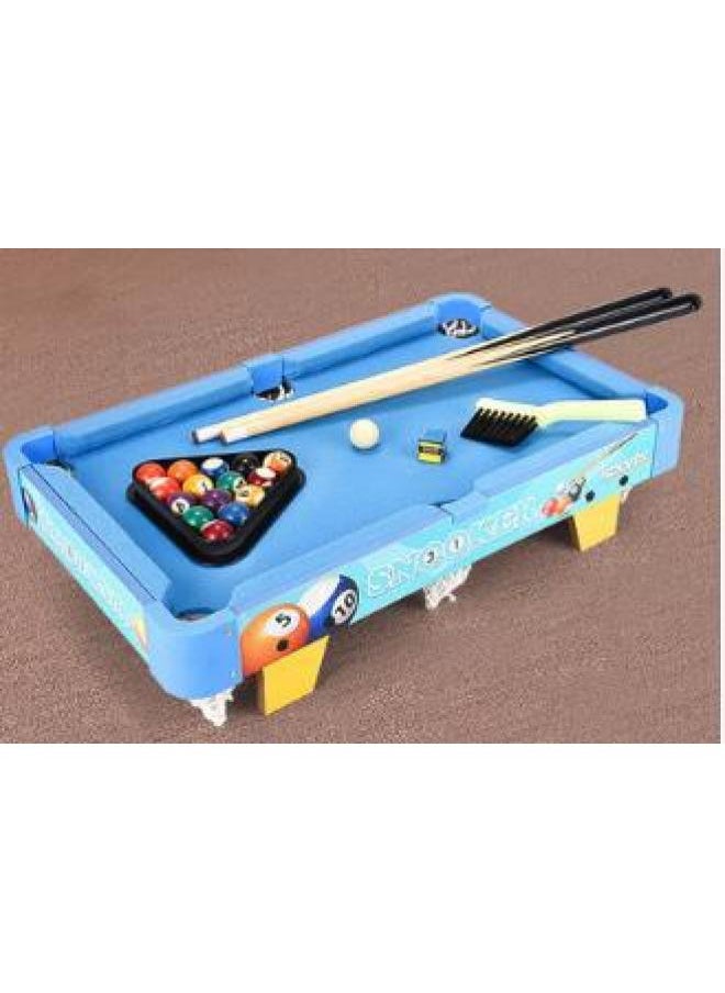 Household Mini Pool Table Children's Small Pool Toy Small Dormitory Desktop Multifunctional Portable Adult Large Size-Color:1123-2 Rounded Corner Color Painting 50cm Club X2 2.5cm American Ball X1 Matching Tripod X1 Brush X1 Powder Polishing X1