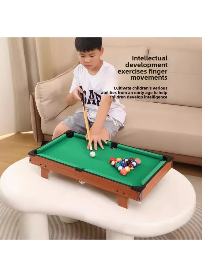 Household Mini Pool Table Children's Small Pool Toy Small Dormitory Desktop Multifunctional Portable Adult Large Size-Color:1131 Table Ball Table Green 90cm Club X2 3.2cm American Ball X1 Matching Tripod X1 Brush X1 Powder Polishing X2
