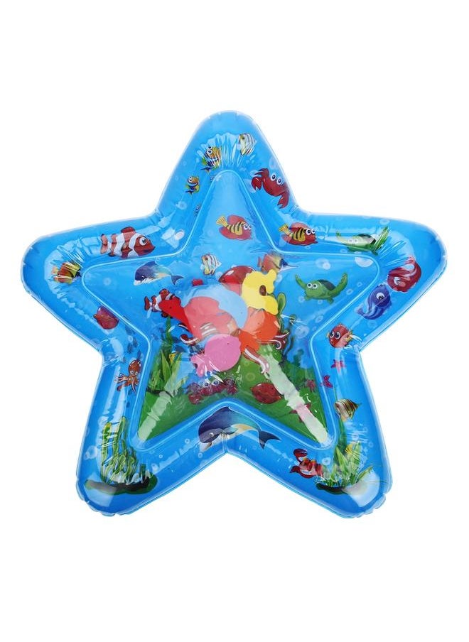 Star-Shaped Baby Toddlers Inflatable Water Mat Playmat Tummy Time Built-in Floating EVA Toy