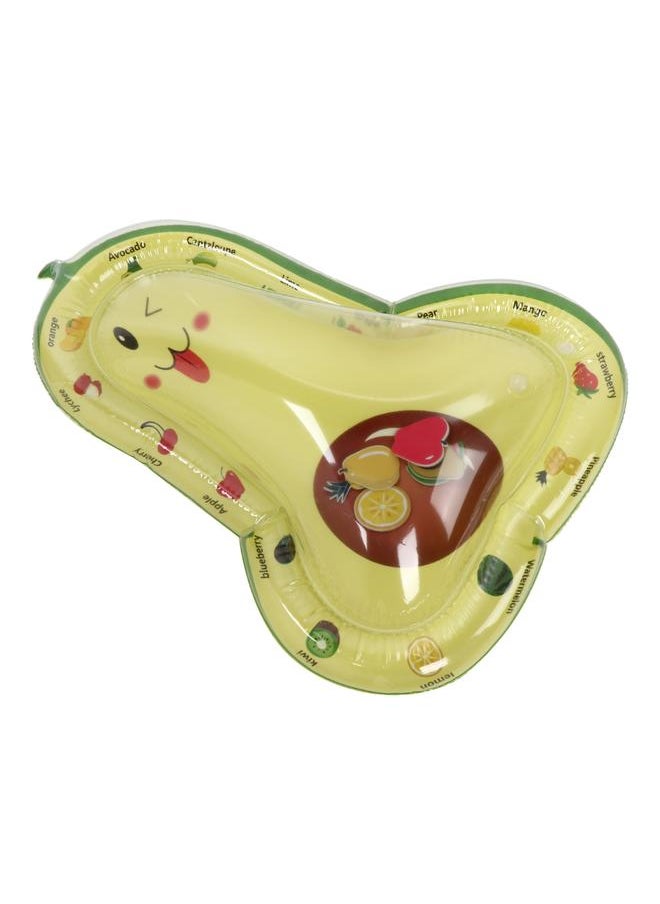 Inflatable Water Mat PVC Multifunctional Foldable Avocado Pattern Baby Infant Cushion