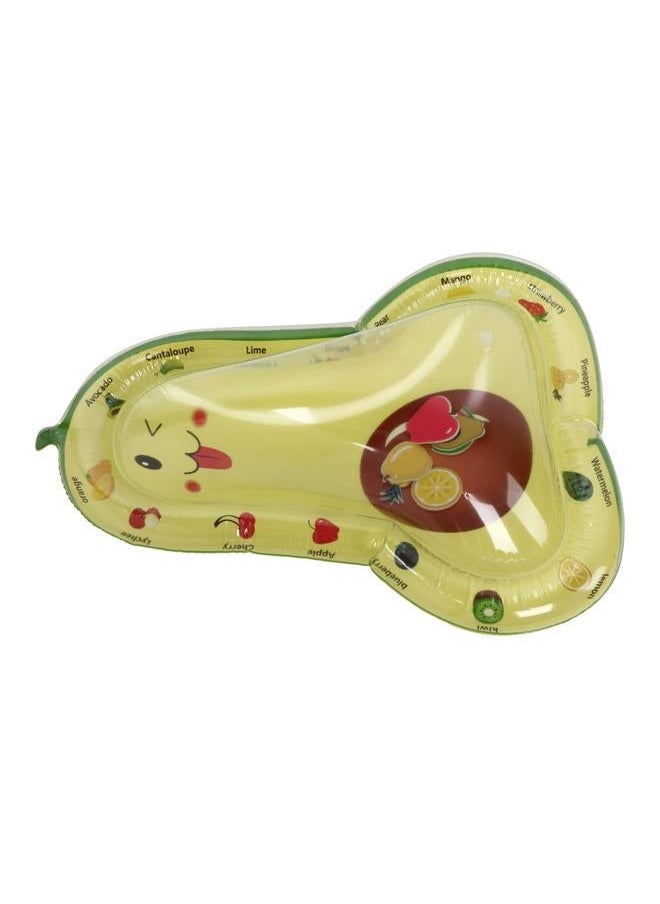 Inflatable Water Mat PVC Multifunctional Foldable Avocado Pattern Baby Infant Cushion