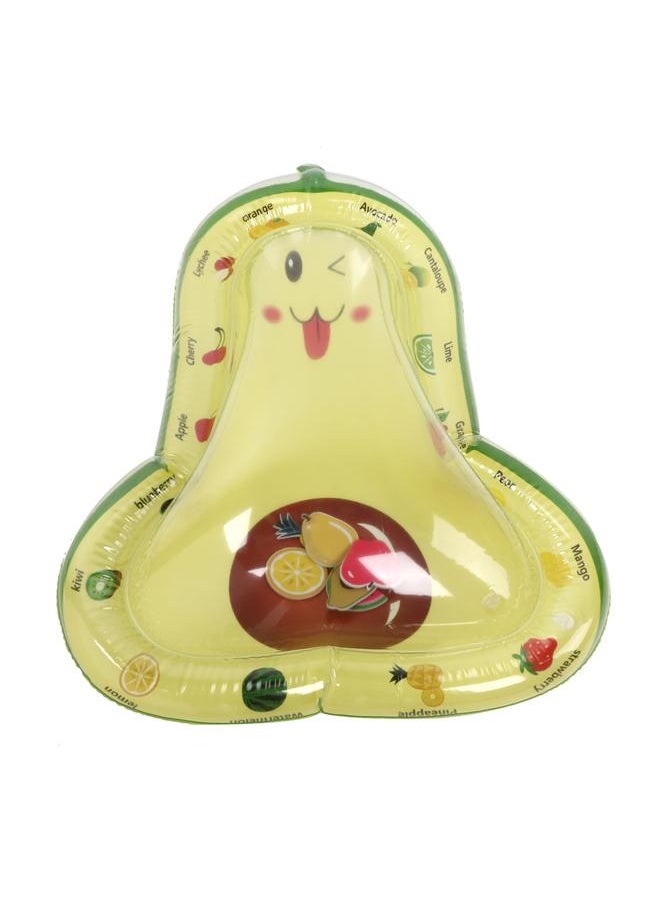 Inflatable Water Mat PVC Multifunctional Foldable Avocado Pattern Baby Infant Cushion