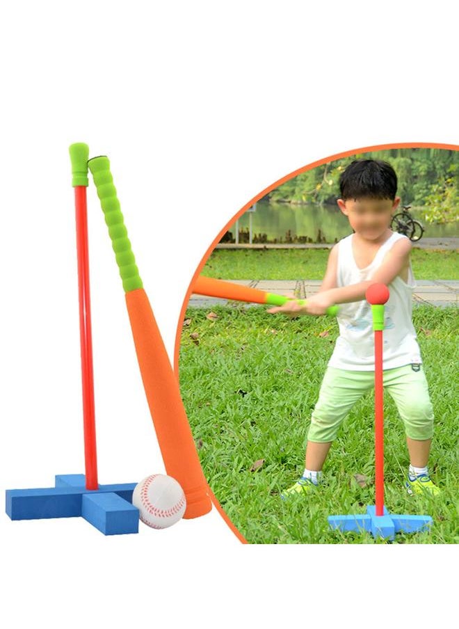 Kids Baseball Set Bat Ball Safe Colorful Great Improve Funny Outdoor Sports Game Toys